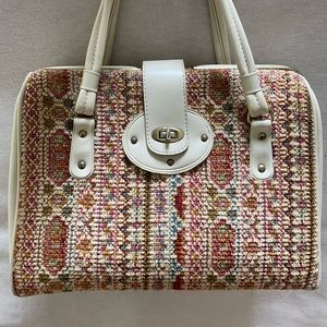 Vintage tapestry tote